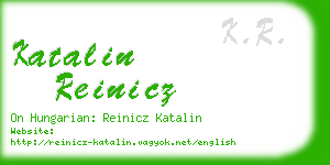 katalin reinicz business card